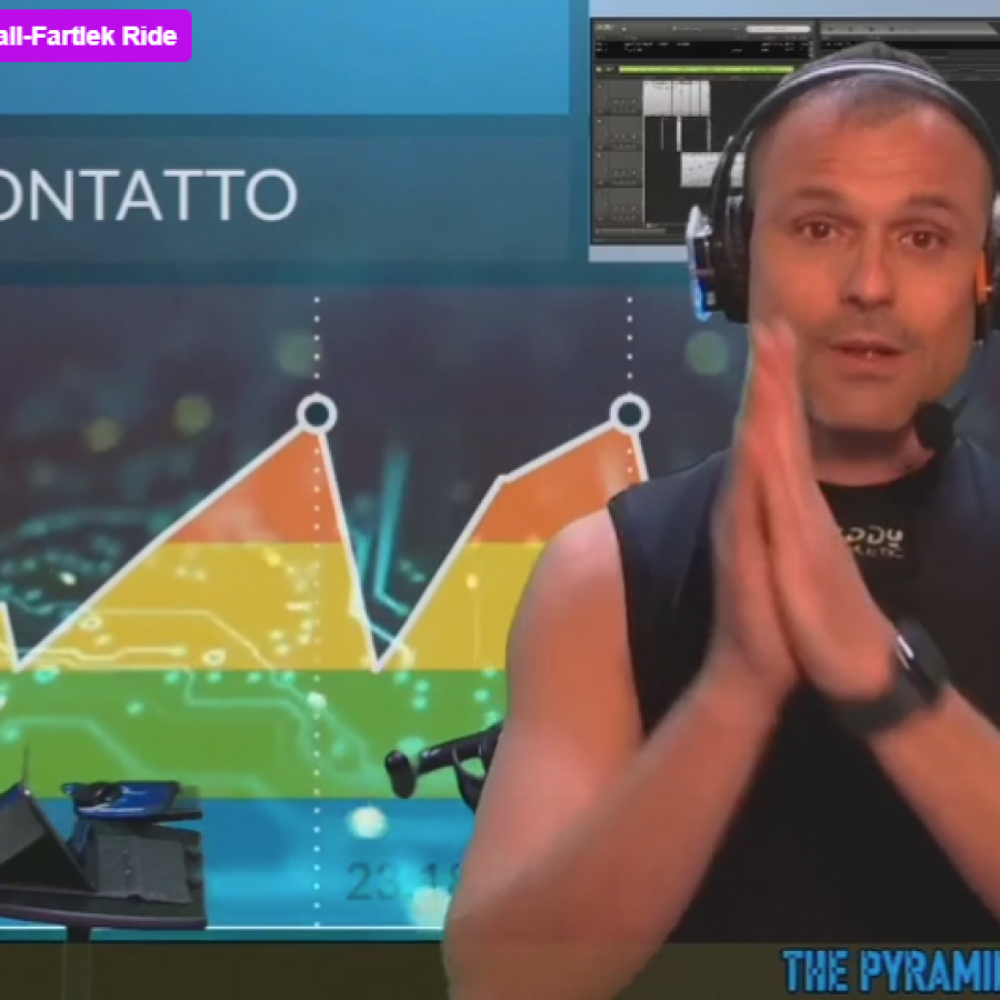 the pyramid wall fartlek ride